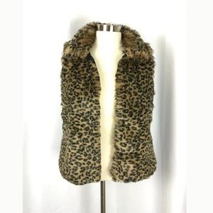 Cherokee Faux Fur Vest Sz XL/14